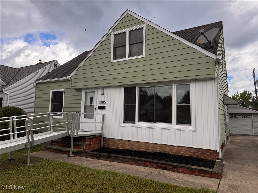 Absolutely stunning totally renovated classic bungalow in sought after, secluded and private pocket of Garfield Heights! This POS compliant home features updates and modernization throughout. Fully renovated kitchen with quartz counter tops, custom sink and hardware, new fixture, floors and paint! Large living room featuring new floors, updated paint, and large picture window overlooking quiet front yard. Two large first floor bedrooms, renovated first floor full bathroom with walk in shower! Huge primary bedroom on second floor with reading nook, attic access for additional storage, and hardwood floors. All this PLUS a finished rec room in basement, new central AC, new hot water tank, updated electrical, large backyard and two car detached garage with electric openers! Don’t miss this beauty!
*no-step access ramp to be removed between 9/13-9/14