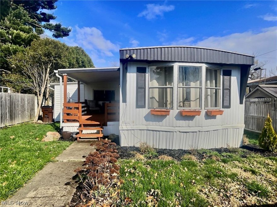 Discover the possibilities with this potentially 3 bed, 1 bath manufactured home on its own lot with no lot rent. This 1218 square foot open concept property, located on a quiet street offers great potential. Fully updated and ready for its new owner. Updates include: All new flooring, paint, lighting, all new PEX pipes plumbing, new A/C. Large, private backyard with deck & extra shed for storage. Don't miss this one!