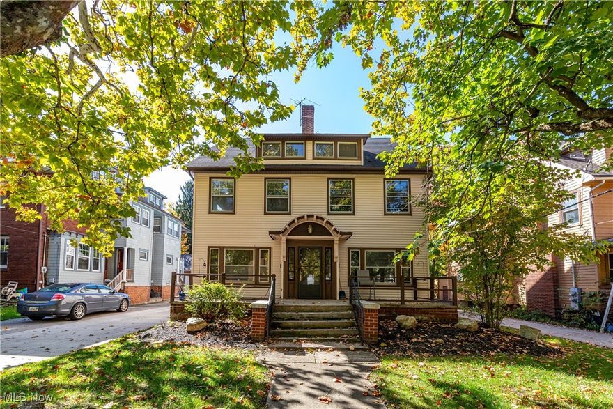 A rare find in Cleveland Hts.!!! Close to Case Western University, Cleveland Clinic, University Circle, Museums, and Cain Park* 4 Bedroom Duplex on each side*Updated kitchen and baths* Freshly painted throughout* Newer flooring* carpet in 2024*2 disposals (2024)* 2 Refrigerators (1 in 2024 and 1 in 2021)*2 Stoves (2024)*2 dishwashers (2024)*Newer 2+ car garage and garage pad with 18 ft. garage door (2022)*Driveway and exterior parking pad (2022)*separate basements*glass block windows*some newer windows*vinyl sided*Great investment opportunity!