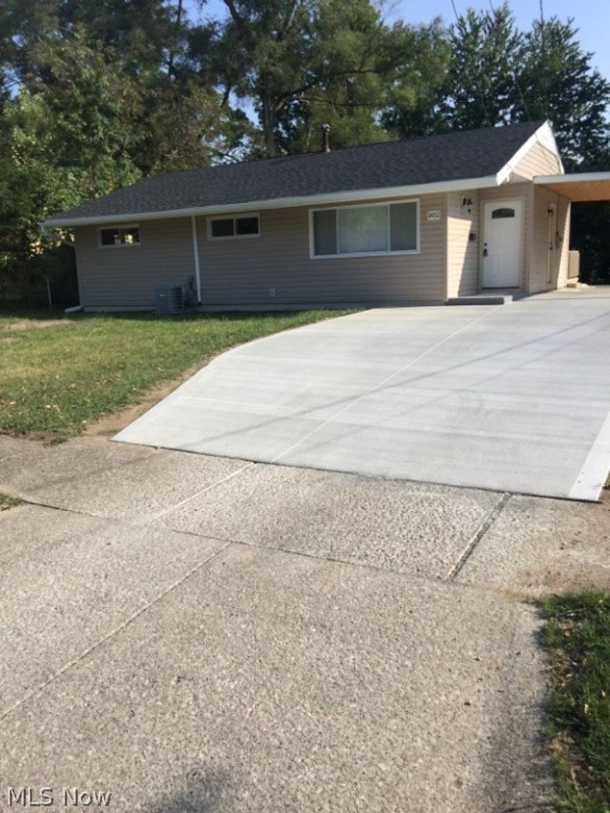 One floor Ranch, easy living, newly renovated, all appliances included,  C/A, carport, rear patio and large back yard for entertaining.