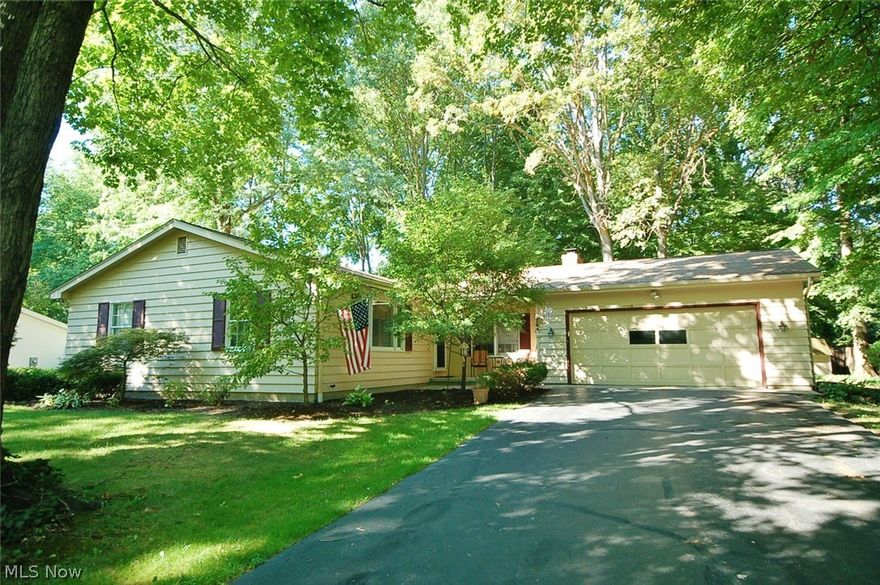 Tucked away on a quiet, low traffic double dead end street, this nice 3 bedroom, 2 bath ranch might be just what you've been looking for. New roof in '06. Remodeled eat-in kitchen with laminate floors and all appliances. Family room with wood burning fireplace.  Formal living room. 3 nice sized bedrooms. Large full basement. Private wooded back yard. Stamped concrete patio. Priced right! Make an appointment today!