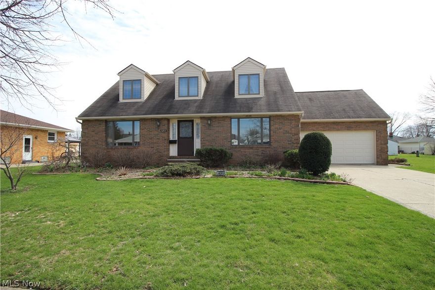 If you are looking for a spacious home on a fabulous lot- then look no further. This true cape cod has a lot to offer. The kitchen is unbelievably large with a huge area for a kitchen table. The formal dining room would be great for gatherings. The three bedrooms upstairs are spacious and have plenty of closet space. The first floor also has a private office space with it's own entry (great if you run a business out of your home). The attached two car garage leads to a mud room with a sink. 

The basement is full and finished. There is a private patio off the kitchen.