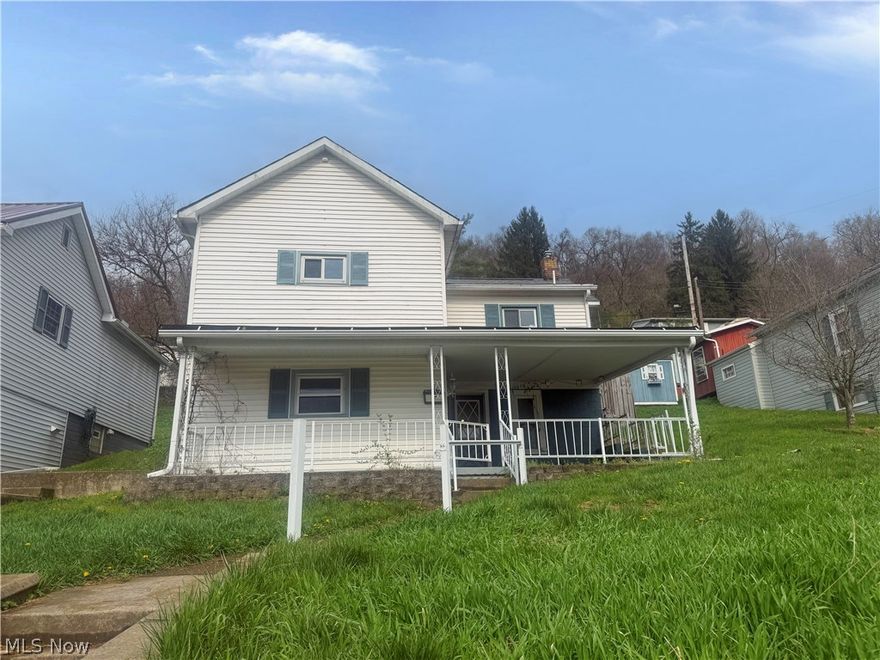 Four-bedroom, one bathroom home sitting on a double lot. Features above ground pool partially fenced in back yard. Call today for your private showing.