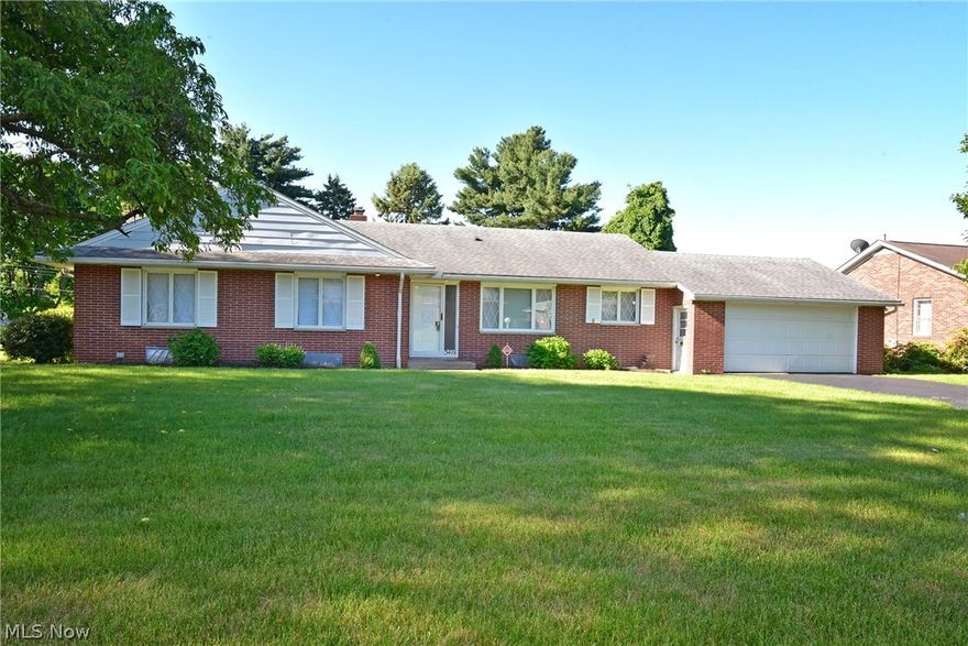 Splendid opportunity to own this beauty in Shrine Village!  If you're looking for a brick ranch with very spacious rooms throughout, look no further!  There's close to 1,700 square feet of living space on the first floor alone.  You'll first enter into a large foyer and then depart either into the kitchen or large living room.  The kitchen offers a generous space for dining, has newer cabinets and ceramic floor.  A guest bathroom is centrally located off the foyer and kitchen.  There's a fireplace in the living room and the dining room features a built in curio cabinet and goegeous light fixture.  A three season sun room is located off the dining room for a little added living space.  The entire first floor has been freshly painted and new carpeting installed in the living and dining rooms, along with modern light fixtures throughout.  The main bathroom features a tub and separate shower stall, walk in linen closet and huge vainty.  The bedrooms are nicely sized and all appear to have