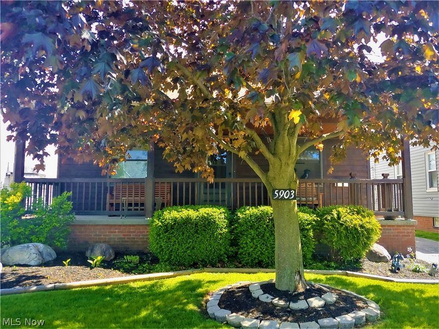 Welcome home, to this charming Parma bungalow with loads of character, and updates throughout. Features include a cedar sided front, with extensive front porch to relax. Unique wood ceilings throughout, and a totally reconfigured first floor to offer a master bedroom with walk-in closet, first floor bathroom with jetted tub, and stand up shower. The large second floor bedroom offers vaulted wood beam ceilings, with loads of storage on both sides. Finished basement is a great space for entertaining, and has a full bathroom, and option for an additional bedroom, or office space. 2.5 car garage was rebuilt in 2016, and has electrical throughout, with service door, and plenty of storage. Updates include: Newer carpet throughout first floor, new toilets in both bathrooms, window treatments throughout whole house, glass block windows in basement, new hot water tank 2020, kitchen counter tops, gas range and dishwasher, front porch/home front will be freshly painted. Home warranty included for