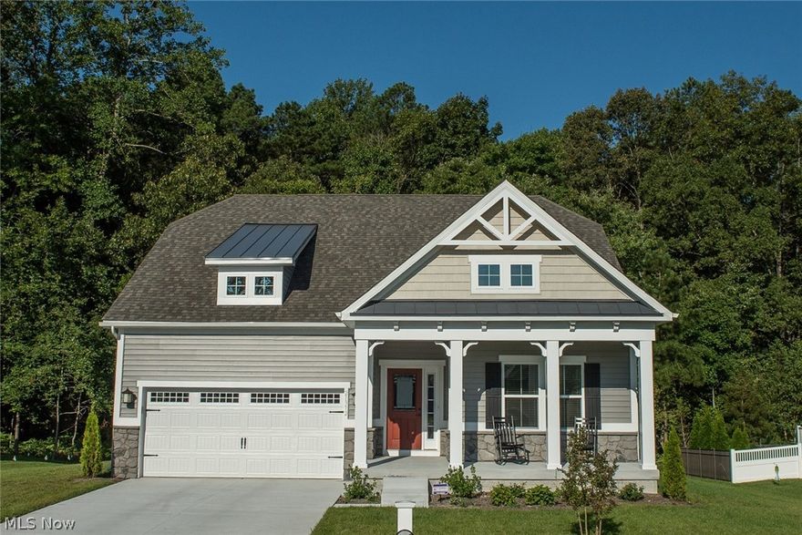 NEWLY RELEASED RANCH WITH LARGE FINISHED BASEMENT. This beautiful ranch in Knights Crossing offers a split bedroom concept and 2 full private baths. Enjoy this open concept floor plan. Seating at the island allows you to watch your favorite chef cook in your upgraded kitchen. It includes stainless steel appliances, recessed lights, Maple Espresso cabinets, and upgraded LVT flooring. Your Laundry is located conveniently on the first floor! Retire to your finished basement getaway. This home will also include warranties and energy effiency saving you time and money. Call us today to set up a personalized showing. TO BE BUILT Photos for illustration only