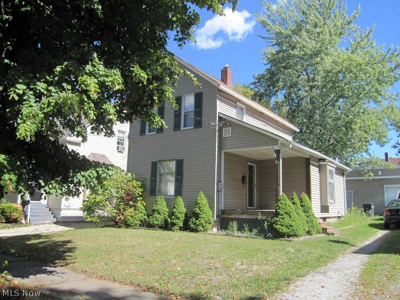 This is a charming home with many updates to include maintenance free vinyl siding and updated furnace. Bathroom is located on first floor. There is an enormous garage that would make a great workshop. This home is going to require some further updating and is being sold "as is" The Seller will look at all offers, so don't be bashful!