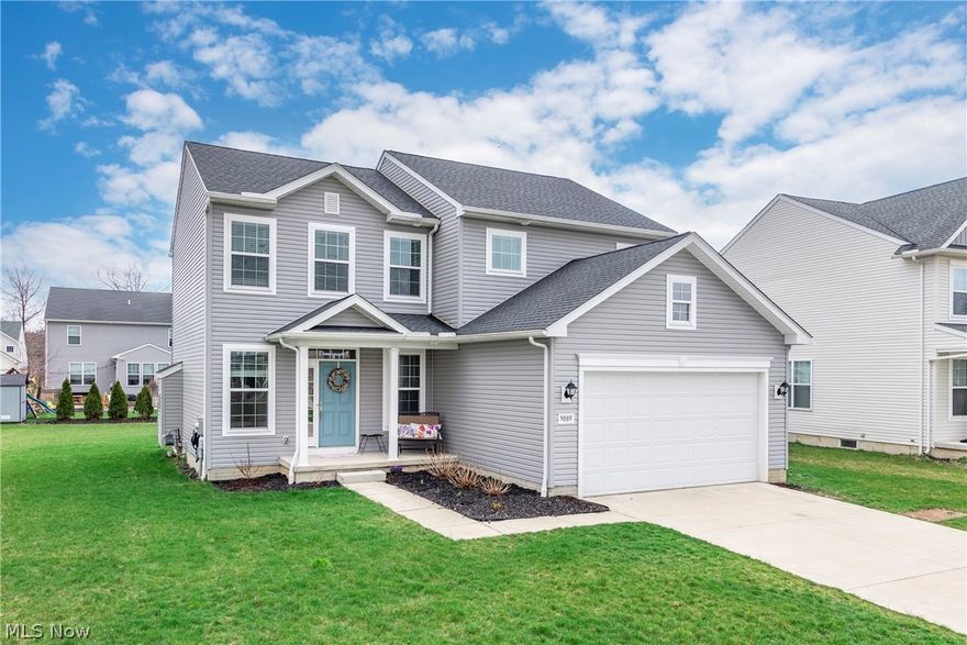 Beautiful 2018 K Hovnanian home!  This 4 bedroom 2.5 bath home is located in a friendly, family oriented, smaller, no oulet development. A little county, but close to highways and amenities, plus in the award winning Olmsted Falls Schools system, this home will not last!  This spacious family home has an open floor plan, tons of windows for natural light and many updates from the 42 inch cabinets with crown molding, granite counters and fresh paint in todays colors. Other upgrades are luxury vinyl plank flooring throught the main level and all bathrooms, the addition of the morning room, an expanded mudroom and stone detaiing around the fireplace.  Upstairs are 3 nice size bedrooms with plenty of closet space and a shared bath.  The master suite includes 2 walkin closets and a spacious master bathroom. Very tastefully done home plus no RITA Tax!