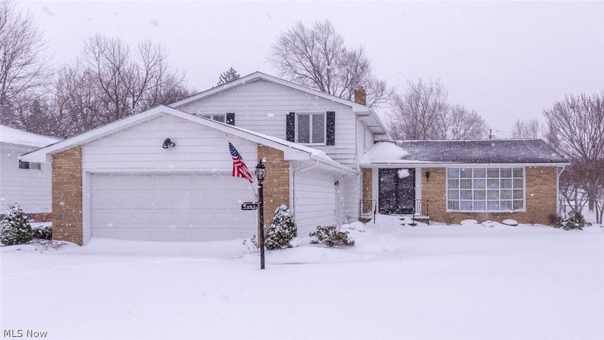 Beautiful Split Level!  Spacious Bedrooms!  Well cared for.  Looking for a few cosmetic updates,  Master Suite with private bath includes 2 closets - 1 walk-in.  Open kitchen and family room with sliders to rear yard and patio.  Air Conditioning 2014 - 1st floor Laundry next to 1st floor bed and full bath with walk in shower.  Large Formal Dining and Living Room combination.  Offers lots of natural light.  Great convenient location.