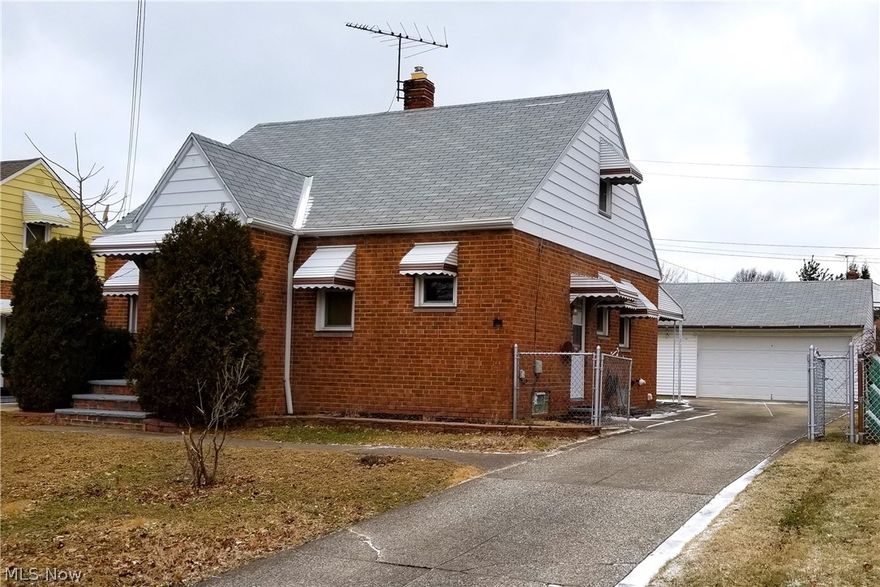 Immaculately Maintained 3 Bedroom/2 Bath Brick Home with Extra-Wide 2 1/2 Car Garage, Completely Fenced-In Yard/Entry Gate and being offered with ALL   Appliances!!!  Outside, the Covered Patio with Brick Pavers is perfect for cooking out and barbeques.  The Extra-Wide Garage great for additional big-boy toys and lawn equipment.  Inside, Custom Wood Trim, Doors and Built-In's add an elegant touch and will impress you and your friends/family.  The Ceramic Tile in the Kitchen and Wood Floors throughout the 1st Floor offers easy maintenance and 2nd Floor Master Bedroom/Family Room makes a stunning Master Bedroom or Family Room, depending on your needs.  Basement is well-lit, completely dry and is home to the Laundry Area with Folding Table and Hanging Rack and 2nd Full Bath!  Point Of Sale in Progress will be delivered POS Compliant!  Might not be a good idea to wait on this one...just saying...