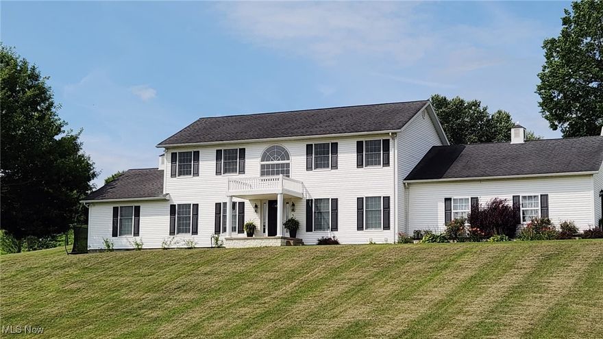 Don’t miss the opportunity to see this beautiful and spacious home, perfectly situated on just over 2 acres. Featuring 4 bedrooms and 2 1/2 bathrooms, including a luxurious first-floor owner suite with private bath and walk in closet, this home offers comfort and convenience for everyday living.

Enjoy entertaining in the generously sized formal dining room, or gather around the large kitchen island and cozy sitting area just off the dining space. The foyer features an open staircase leading to a loft area on the second floor—ideal for a home office or additional living space.

Additional features of this stunning home include a formal living room, perfect for relaxing or entertaining guests, as well as a convenient first-floor laundry room and mudroom for added functionality. The oversized attached garage offers ample storage space, while the covered back patio, complete with a hot tub and pergola, creates a private outdoor retreat. For year-round comfort and efficiency, the home is equipped with both propane heat and a wood-burning furnace. 

With stunning curb appeal and ample space inside and out, this home is truly a must-see!