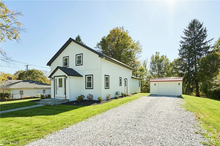 Welcome to this beautifully remodeled 4-bedroom, 2.5-bath home in the desirable Burton Village neighborhood. With 1,992 sq. ft. of living space, this home has been completely transformed from top to bottom—combining modern design with timeless craftsmanship. Enjoy a full remodel of both the first and second floors, featuring vaulted ceilings upstairs, new hardwood flooring and carpet, new ceramic tile flooring in full bathrooms and laundry room, fresh interior paint, and new interior doors and trim throughout. The bright, open kitchen showcases new stainless steel appliances, granite countertops, and ample cabinetry—perfect for both cooking and entertaining. Major upgrades provide peace of mind and lasting value: new vinyl siding, windows, roof, electrical wiring and panels, plumbing, recessed lighting, and a new staircase to the second floor. Exterior improvements include a new front walkway and stoop, concrete patio, gravel driveway, and a fully remodeled garage with new floor, siding, door, and mandoor. This is truly a move-in ready home with all the work already done—offering the feel of new construction in an established neighborhood. Don’t miss this rare find in Burton Village!