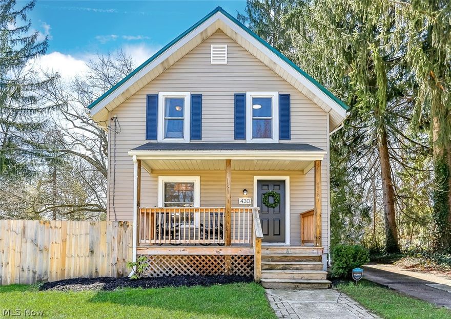 Welcome Home to this beautifully updated 3 bedroom, 1 1/2 bath home. A welcoming front porch greets your guests as they arrive. The stunning dark, hand scraped bamboo wood flooring flows throughout the first floor. Entertaining and cooking is made easy in this updated kitchen with white shaker cabinets, granite countertops, subway tile backsplash, stainless steel appliances and pendant lighting. There is carpeting on staircase and generous sized bedrooms. Master bedroom has a walk-in closet. Remodeled Main Bath boasts Tiled Shower along with Granite topped Vanity. Other updates include furnace installed in 05/17, Newer roof, siding, Pella Windows. The current owners installed whole house Bryant duel fuel system heat pump with a furnace. Installed in  2018 that includes a 2.5 year transferable warranty. The current owners also installed a privacy fence around the property. Great location and ready to go. There is nothing left to do but move in! Come for a showing and you will want to ma