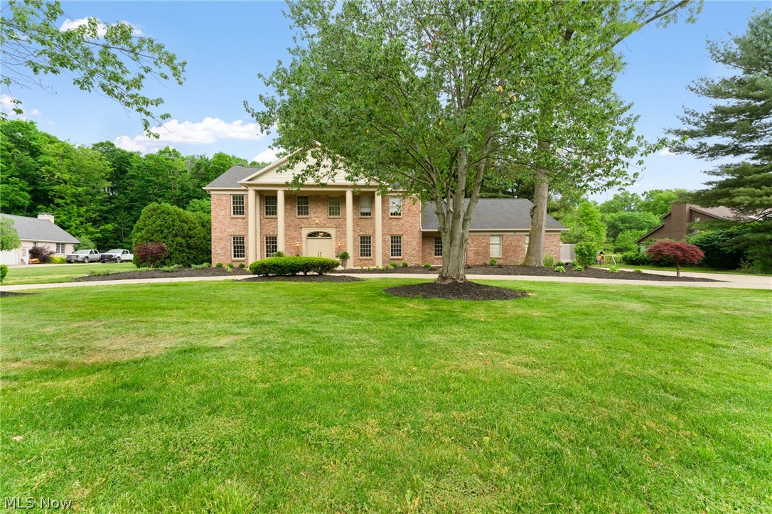 Amazing home in top rated Canfield School District located on private dead end street and close to cut-de-sac. This two story home boast over 4200 square feet of tastefully updated living space. First floor is made for entertaining with welcoming foyer with marble floor, formal living room, formal dining room with tray ceiling, amazing gourmet eat in kitchen with two large islands with high end granite tops and all appliances, large great room with gas fireplace that leads to large 4 season sunroom overlooking private and wooded lot, office with closet that could easily be used for guest bedroom as it sits across the hall from half bath, large laundry room with room to dump all the families clothes and have disappear with a simple close of the door. Second floor plays host to large owner suite with all the bells and whistles, 2 other bedroom wash with their own full b bathroom and walk in closet. Basement is unfinished for plenty of storage or finish to your liking. the exterior and cu