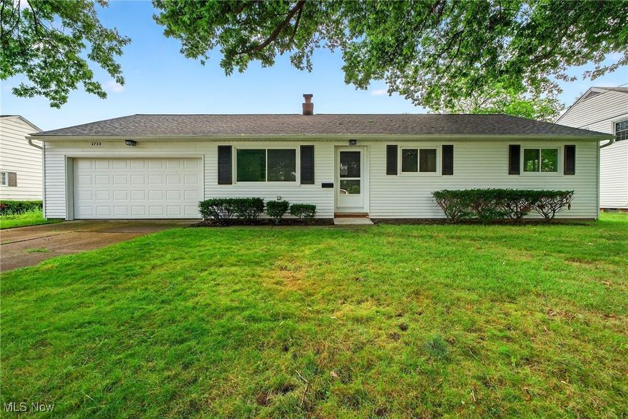 Welcoming 2735 W. Asplin to the market! This UPDATED and MOVE-IN READY ranch is stunning and located in one of the most coveted areas in Rocky River. Walk into the foyer and spacious living room with refinished oak hardwood floors, and new picture windows for wonderful natural light. The kitchen is has a multitude of fabulous updates to include: new kitchen cabinetry, stainless steel appliances, subway tile backsplash, quartz countertops and matte black faucet and hardware. Beautifully appointed new matte black finished lighting throughout the home. Both full bathrooms have completely been remodeled! Shaker vanities, tiled surround baths, lighted mirror and new lighting! All 3 bedrooms have new lighting and hardwood floors. The bonus 3 season room is perfect for relaxing on a summer evening. Laundry room has been updated with new utility sink and flooring. Updates include: Roof(2024), New Kitchen (2025), New Full Bathrooms(2025), New Flooring(2025) New Lighting(2025), New Windows(2025) New H2O Tank(2025), Subpanel/kitchen(2025). HVAC less than 10 yrs old. Additional 1 year home warranty for peace of mind. Located minutes from everything!: Clague Park, Westwood Country Club, Westgate Shopping Center, Rec Center and I-90. and just waiting for its new owners. Schedule your private showing today! Home is being sold AS-IS.