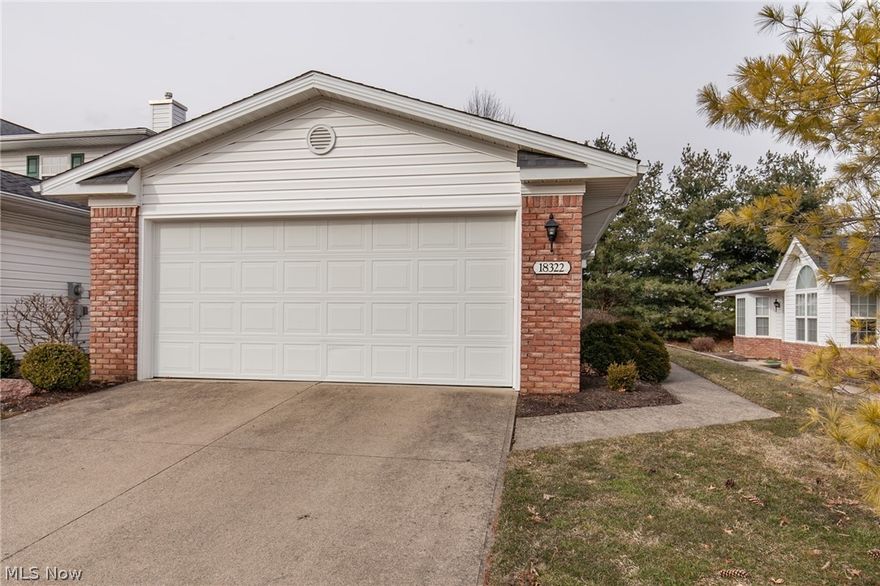 Come take a look at this very well maintained and well loved Ranch cluster home in the highly desired community, The Woods of Strongsville. This maintenance free end unit has 3 bedrooms and 2 full baths. One owner! Tastefully decorated and modern, the neutral colors and features will have you falling in love as soon as you enter the door. The living room features a tray ceiling and a wood burning fireplace (never used) which was refaced with glass tiles in 2006. The kitchen is central and open and has dark granite counter tops and a mosaic backsplash (2011) and all kitchen appliances stay! Dining room with vaulted ceiling is bright and cheery! The master bedroom is open and bright with a vaulted ceiling and attached bath featuring granite counter tops (2011) and walk in shower. Guest bath has also been upgraded with granite (2011) and attractive colors. Huge laundry room just off the garage with dual closets and utility sink. Garage has hot and cold water and was repainted in 2017. All