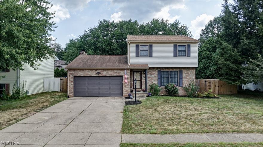 Welcome to this beautifully maintained 4 bedroom, 2.5 bath home in a great neighborhood with a long list of recent updates! Enjoy a brand-new stamped concrete patio (2023) extending the full length of the home, a new privacy fence with double and single gates (2024), and a new roof (2024). The updated kitchen (2025) and fresh paint throughout (2023) give the home a modern, move-in ready feel. Upgraded landscaping enhances the curb appeal, while the oversized two-car garage offers full storage above and below, plus a new 220v forced air gas heater (2023). Additional features include a freshly painted wooden storage shed with new roof (2024), wood-burning fireplace with chimney inspected and swept (2024), and a relaxing outdoor oasis with 12x12 metal gazebo, 12x16 remote power retractable awning with dimmable LED lighting, and an 8-person hot tub (all 2024). Mechanical updates include a newer Rheem commercial water heater and furnace. New garage gas heater - no voltage. This home combines comfort, function, and outdoor living at its best!