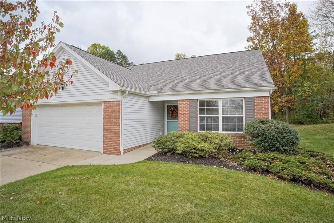 This Beautiful 1st Floor Living Home will be a joy to show and sell! There homeowners brought this home to 2021 with cutting edge updates that include fashion neutral colors, Luxury vinyl flooring in kitchen, dining and laundry rooms, Granite countertops in Kitchen and baths, Beautiful stainless steel appliances in kitchen and high end stainless steel washer and dryer. When you walk into this end unit ranch home you are greeted with open foyer, vaulted ceilings
and a sun room off dining area. Both full baths have updates which include toilets, flooring and countertops. The two car garage has plenty of storage including the attic. Heritage Woods is a lovely, well maintained community that is literally walking distance to grocery stores and other retail. Live in Cuyahoga Falls and enjoy its amenities & utilities that include Gorgeous Community Parks with adjacent National Parks, the newly renovated Riverfront with Pubs, Restaurants and Boutiques galore! Sellers are offering this prope