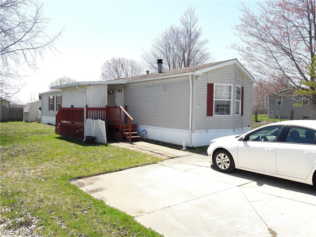 You'll enjoy this two bedroom two full bath mobile home. The open-concept kitchen to living room is great for entertaining. It was well cared for and is move-in ready. Enjoy the master bathroom with oversized tub and also separate shower area. First road in when you come in the park and is the last one on the street which makes for a nice private setting. Enjoy the covered porch and plenty of room to play outside. Call today for a private showing.