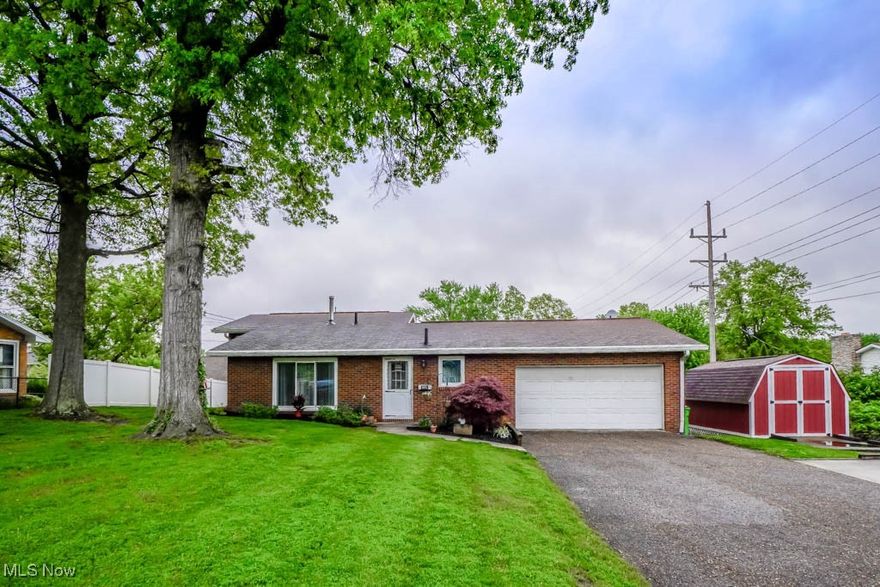 You’ll feel right at home in this well maintained all brick split level in North Canton schools! With three levels of living space, there’s room for everyone to spread out. The main floor features a comfortable living room, a spacious dining area, and a well-equipped kitchen with plenty of cabinet space. Head downstairs to a relaxing family room (currently used as a bedroom) with a full bath, laundry area, and walkout access to a brick patio and partially fenced backyard. All three bedrooms are upstairs, each offering great closet space and shared access to an updated full bath with a tile surround tub/shower and built-in linen storage. The two car heated garage includes a newer opener and hot/cold water, and the extended driveway provides extra parking. A storage shed, quiet dead end street, newer A/C and windows with a transferable warranty add even more to love. Call today to schedule your showing!