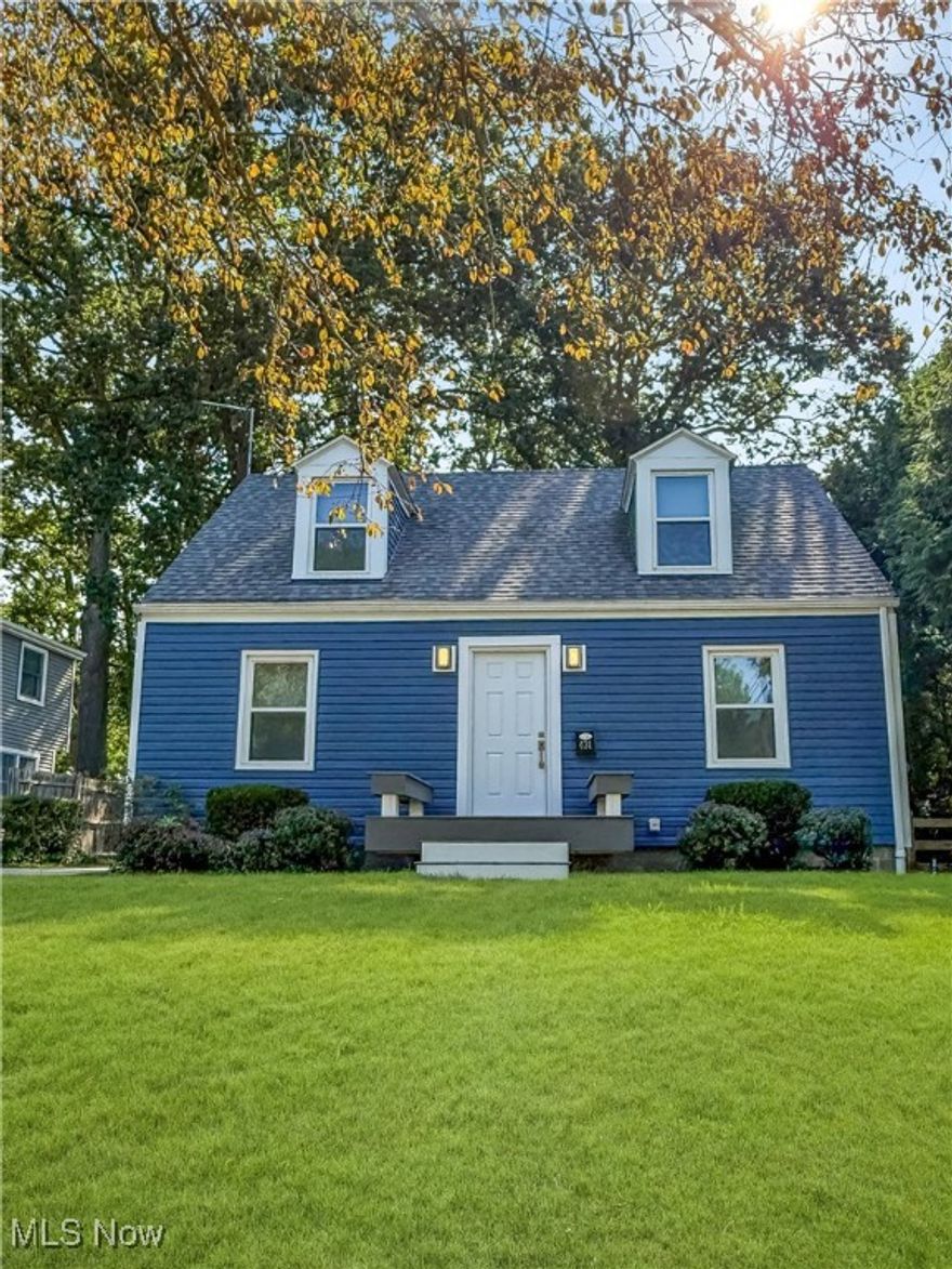 Beautifully updated West Akron Cape Cod. Welcome to this 3 bedroom 1 bath home recently fully updated outside and inside! All new flooring, new appliances, freshly painted in every room. This home is conveniently located in walking distance to historical Stan Hewett home and gardens as well as steps away from the fairways of one of West Akron's premier country clubs, Portage Country Club.  This home features a large first floor master bedroom, family room, and a large dining room area. The upstairs has 2 additional large bedrooms. Full, unfinished basement for plenty of storage. Outside you will enjoy a large usable fenced in back yard and a 24 x 24 foot detached 2 car garage with individual remote garage door openers.  Don't miss this opportunity to purchase a great home in West Akron.