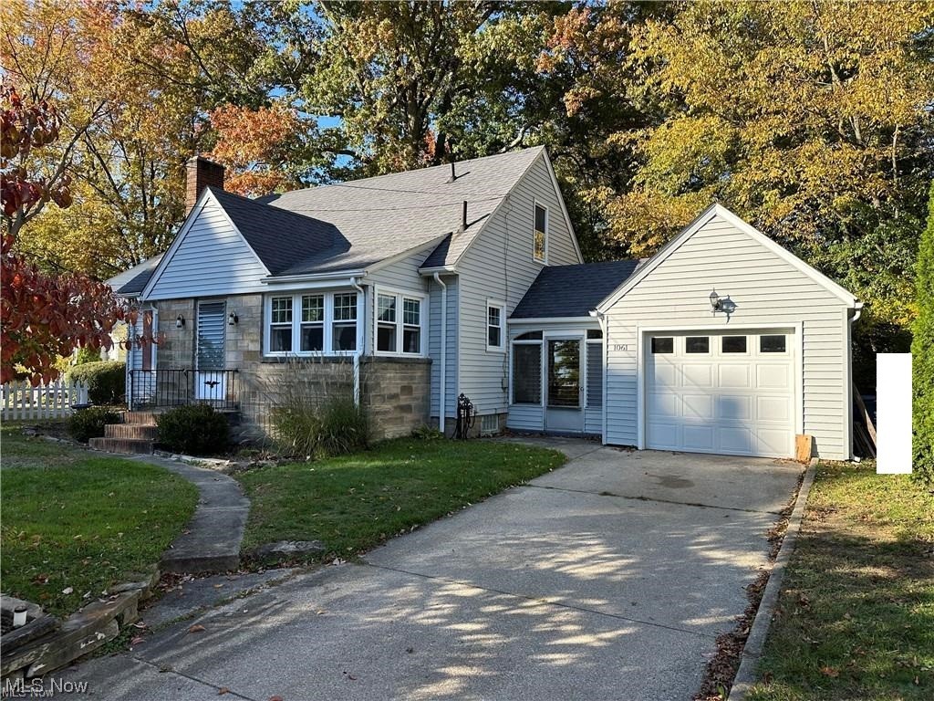 Super adorable 2, possible 3, bedroom home on a quiet, dead end street in Kent is ready for the new owner! This cape bungalow style home is a slight flash from the past. The upstairs could be finished the way that many people have done, and create a third bedroom! What this home also offers is an attached garage, a nice clean basement with glass block windows, a new electric panel (Oct of 2023), and a super cute, mostly private back yard. Wood floors throughout most of the home, including the upstairs as well are a super bonus! The kitchen is super open and spacious. The kitchen leads to a cozy, large living room with a gas fireplace and a foyer with a coat closet. Exit the living room, there will be one bedroom to the left, and one to the right. Between the once detached garage is a cozy breezeway. You never have to battle the weather elements at this home! The roof is roughly 7-8 years young and the windows were installed in 2022! The furnace is also only around 8 years old. There are 3 lots to this property, with one lot extending over to Roosevelt. Seller has already received permission to have a second driveway coming from Roosevelt as he had intended on building a second garage for his boat at one time. If you want peace and tranquility, and yet be super close to all of the shopping and action in Kent, this is a super option for you and such an amazing and affordable price!! (3 separate parcles)