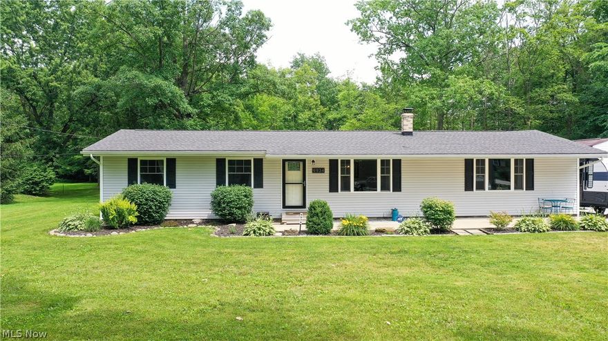 Completely remodeled home on 1.87 acres with lots of trees and privacy. All updates and upgrades were completed 2017 through 2018, which include windows, door, roof, appliances flooring, kitchen, bath rooms and laundry area. Home has lots of space for entertaining. The home also has a full basement that could easily be finished, giving way to another 1,600 s/f of living space. This home also boasts a large, detached two car garage with plenty of room for your vehicles and your toys. Behind the home is a entertaining area for tables and just imagine having room to sit around a backyard fire, play a game of baseball or badminton or a game of horseshoes. There is also a shed that will give you additional storage for your landscaping and gardening needs. Get away from the city and enjoy the country. You are within minutes of major highways, shopping, dining and entertainment. Call for your personalized tour today.