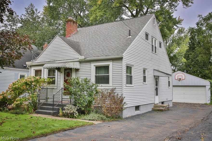 This updated Cape Cod has a lot to offer and is loaded with charm. Brand New Furnace and Central Air in December of 2018! Kitchen remodeled in 2004, comes with all appliances including dishwasher. Loads of cabinet space and eating area is open to living room. There is an open staircase to second level and 50s modern banisters on second floor to spacious dressing area. One of the bedrooms on the first floor makes a perfect formal dining room or (as this owner is doing) a lovely den with French door to the deck. There's a recreation room in the lower level that features a brick wood burning fireplace. There is also a convenient 1/2 bath over the laundry/utility area in the basement. The back yard is fenced with a gate and a spacious two car garage with opener. The roof is newer dimensional shingles and the windows have been replaced and are thermopane. The basement was professionally waterproofed in 2006 by Pioneer and there is a transferable warranty for a nominal fee to the buyer. This