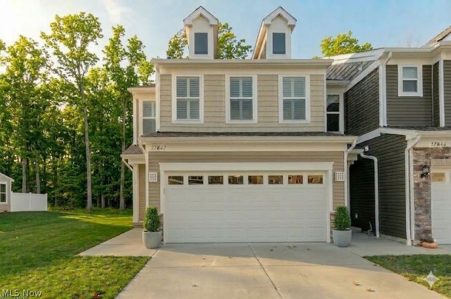 Stunning newer-built  3 bedroom, 2.5 bath townhome in the heart of Westlake! This beautifully updated home features wide-plank LVP wood flooring throughout the main living spaces, a stylish kitchen with sleek quartz countertops, and an open, modern layout ideal for today’s lifestyle. The main level features a warm and welcoming family room with a stylish, contemporary fireplace, seamlessly connected to the dining area—perfect for both everyday living and entertaining.

Just off the dining space is a bright and airy morning room, currently used as a home office, offering versatility to suit your lifestyle. This sun-filled space opens directly to the outdoor patio, showcasing upgraded poured concrete and peaceful private views, creating the ideal retreat for relaxing, dining, or enjoying nature.

Upstairs, you’ll find a convenient second-floor laundry and a gorgeous master suite complete with built-in shelving,walk in custom closet and a luxurious ensuite bath featuring a separate tile shower. There are 2 other bedrooms and an additional full bath.

This home offers exceptional comfort and convenience, all in an unbeatable location—just minutes from shopping, hospitals, top-rated schools, and easy highway access. Move right in and enjoy effortless living in one of Westlake’s most desirable communities!