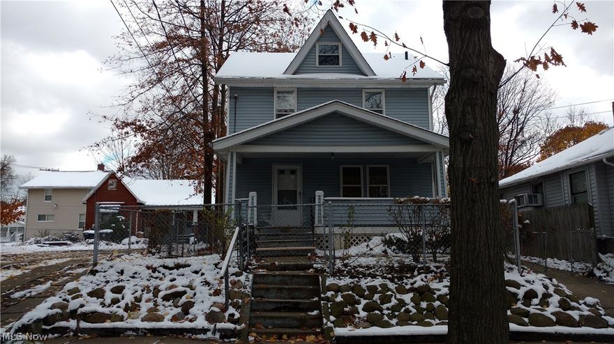 Come enjoy all this spacious 3 bedroom 2 bath colonial has to offer. Features first floor family room and a  formal dining room. Large front porch Living room with fireplace for those cold winter nights. Fenced back yard.