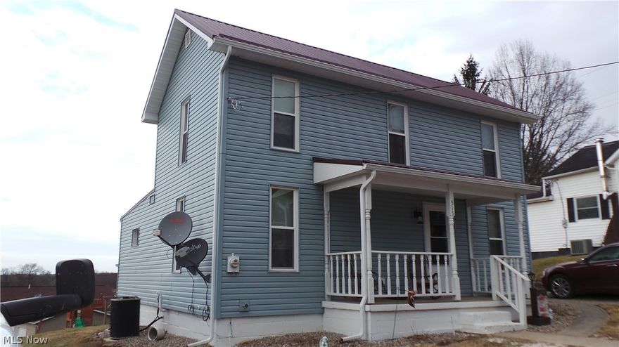 Beautifully Remodeled, this 3 bedroom, 2 story with 1st floor laundry room is a treat. Wonderful eat-in kitchen, 2 spacious upstairs bedrooms, and resting on a lot with a Nice backyard and Large storage building. Updates Include; Newer Windows, Vinyl Siding, Metal roof and Much More! Swing Set Does Not Stay! 
Listing Agent is a Relative to the Seller.