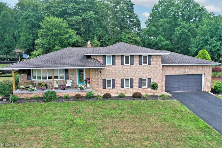 Looking for a lovely, 4 bedroom, 2 full bath home in Green School District?  The many windows create an abundance of natural light.  Open floor plan offers updated eat in kitchen with access to the dining area- new cabinets, corian countertops and backsplash.   Four good sized bedrooms with nice closet space, all 3 baths have had some updates (flooring and backsplash).  The lower level could be an additional living suite - complete with recreation room including  gas fireplace with sliders to a nice patio, bedroom and full bath with walk in shower.  The basement could be used as an office or exercise room.  There's still plenty of time to enjoy the pool (if buyer doesn't want the pool, the seller will remove it).
Other updates:  Dishwasher and wall oven - 2020; Kitchen updated - 2015; Roof, both furnaces and AC's - 2013, ducts cleaned - 2020, newer electrical panel.
All kitchen appliance and washer/dryer convey with the sale.  Seller is offering home warranty for the buyer.