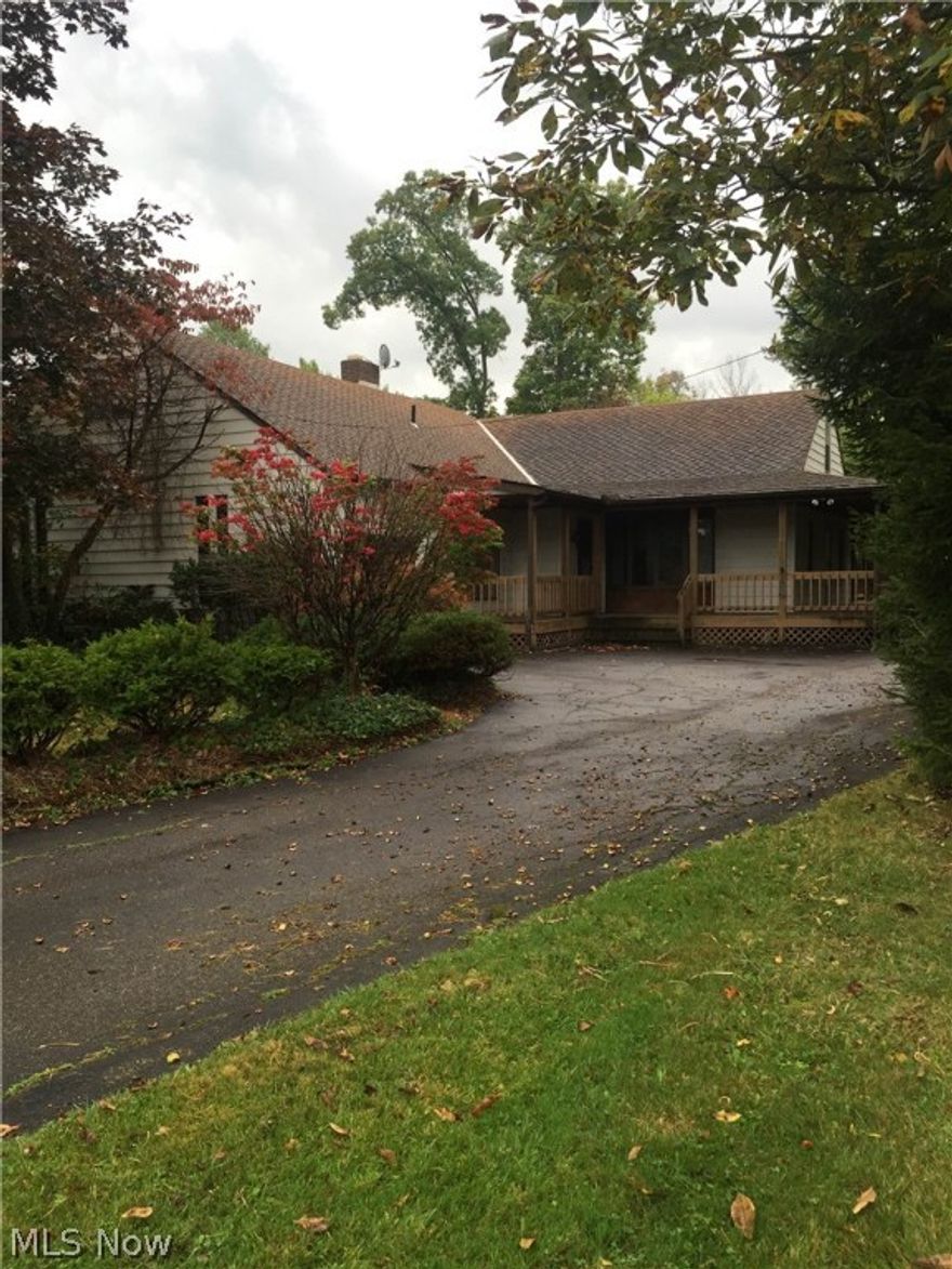 Estate sale in family for over 50 years, looking for a new family! Beautiful .68 acre lot with mature trees and a 12x16 shed. Home features 4 bedrooms, 1.5 bath. Bonus room off of family room features a fireplace with patio doors that lead to a secluded covered patio. Patio doors off kitchen lead to a covered deck(with attic storage) that wraps around home. 10x10 room off of family room can serve as a bedroom or den. Huge family room has a wood burning stove.  Wood beamed ceilings through out most of the home. Tons of storage and large bedroom with a walk in closet located on 2nd floor. Huge bonus room above garage is waiting for your personal touch!