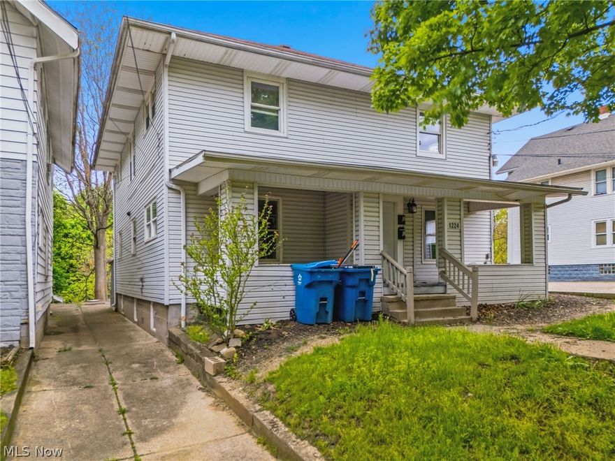 Welcome to 1224 Pondview Ave, a solid cash-flow opportunity located in Akron’s growing Goodyear Heights neighborhood. This well-maintained four-unit property features four generously sized 1-bedroom, 1-bath units, all in move-in ready condition, making it an excellent option for both investors and owner-occupants looking to offset their mortgage with rental income. Major capital improvements have already been handled, including all furnaces replaced in 2022, along with low-maintenance vinyl siding and vinyl windows. With proforma rents approaching $3,000 per month, this property offers the kind of income potential investors are actively chasing, easily crushing the 1% rule at the current list price. Conveniently located near Akron’s East End Redevelopment project and just minutes from Downtown Akron, the University of Akron, major highways, hospitals, shopping, and dining, this location continues to benefit from ongoing growth and redevelopment momentum. Whether you're looking to house hack your first multifamily or add a strong performer to your portfolio, 1224 Pondview delivers flexibility, location, and upside all in one package.