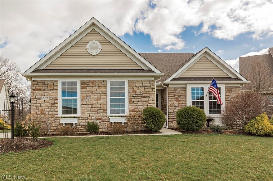 Spectacular  open floor plan ranch w/walk out lower level.  The main floor features an open chef's kit w/large island, Wolf range with stainless hood and much storage and prep space.  This lead to a vaulted great room with fireplace and attached is a morning room which leads out to a fabulous deck.  The master is spacious w/ lovely bath and walk-in closet.  Two other bedrooms share a lovely bath as well.  The laundry room has a huge  custom built-in pantry and closets.  The lower level has a large rec rm, a full bath and a possibility of a 4th bedroom.  A woodworker's delight plus sliders from two rms that walk out to a gorgeous stamped concrete patio with firepit.  The yard is wooded and private and has a spiral staircase that joins the upper deck to the partially covered patio.  This is truly one not to be missed!