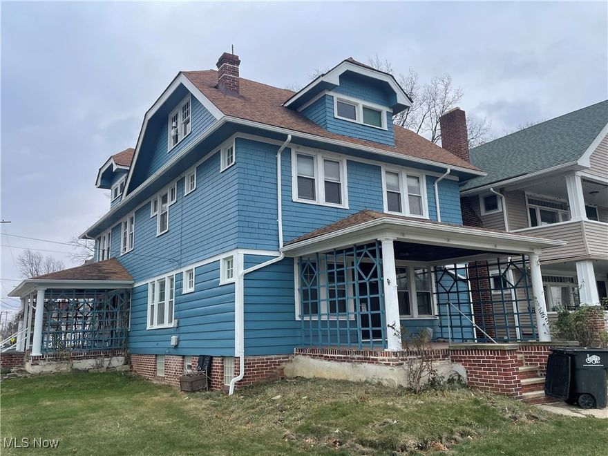 Rare Lakewood corner duplex!  Basically two full size homes attached at the hip.  Perfect for the owner occupant looking for that extra income while not having to worry about noise from the apartment above or the investor looking for large units.  13989 Franklin has 4 bedrooms, 2 full baths, hardwood floors, natural woodwork and central air conditioning.  1557 Bunts has 3 bedrooms, 1 full bath, new carpet, fresh paint and large attic.  Each side has its own private basement with laundry and storage.  Rounding out this great property is a two car garage with newer doors and opener. Amazing location walkable to both the Madison and Detroit Avenue business districts along with the Lakewood Fitness Facility across the street in Lakewood High School. I-90 is right up the street for an quick and easy connection to downtown and University Circle.