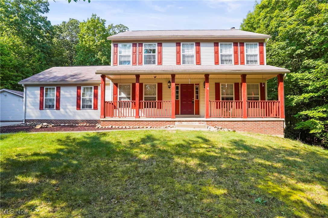 Secluded two story offers so much privacy! Concrete drive enters the lot off of a dead end street, and a huge front porch welcomes guests. Spacious kitchen with ample cabinets and a huge walk in pantry that includes first floor laundry. Living room with fireplace that has gas igniter and blower.
Four spacious bedrooms on the second floor and full bath, owners suite with bathroom and walk in closet. 12 course basement with walk out accessibility to the 2 car attached garage.
Another detached garage approximately 40 x 24 will hold two cars plus a workshop area.
Easy access to RT 76 and West Branch State Park just minutes away