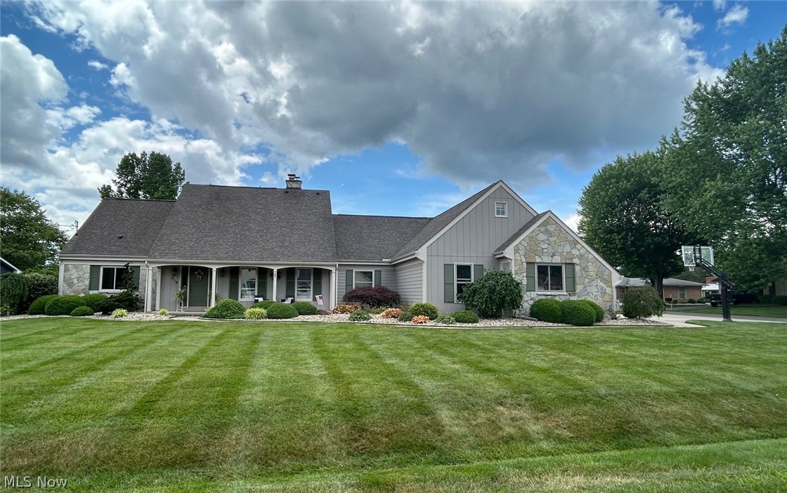 First time offered on the market! This home is turn key &ready for new owners! Interior of home offers spacious kitchen w/ KraftMaid wood cabinets, Corian countertops, dual ovens, new glass flat top cooktop, all matching appliances (microwave 2021, dishwasher 2023), bar, desk unit, walk-in pantry & kitchen windows above sink opens to back screened porch. Screened in porch offer all seasons removable canvas enclosure, 30" Samsung TV w/ surround sound, Buck Stove natural gas fireplace; all weather screen doors w/ sliding glass & exits to patio w/ natural gas grill included. Located off kitchen is a spacious laundry room w/ abundance of built in cabinet storage & countertop for folding, newer shelving units & offers 2nd set stairs to upper lever & new half bath. Formal dining & living room offer crown molding, living room has natural gas fireplace & 55" mounted, Samsung flat screen TV. Den offers natural gas fireplace, wood ceiling beams, built in shelving/storage w/ rustic hardwood floors. Spacious first floor master w/ 3 closets (1 walk-in), wall mounted electric fireplace/heater, dual exhaust fans w/ heat in master bath, & dressing table area. Oversized playroom/office above the garage w/ custom-built in desks, storage on both ends (fully insulated w/ lighting), 40-in TV mounted, included, w/ steps to lower level. Oversized walk-in closet in hallway between playroom and guest bedroom. 2nd bedroom serves as a guest bedroom w/ private bath & mounted TV included. 3rd & 4th bedroom have additional access to a 3rd full bath, spacious closets, w/ 4th bedroom offering dual storage on both sides that are insulated. Large unfinished basement w/ extra working washer/dryer units, utility sink, storage shelves a/ gym area, steps to garage or interior of home. Dual AC & furnace units for upstairs & down; climate controlled humidity scuttle units, oversized HEPA filters, both serviced in fall and spring routinely. Too much to list, see attached addendum for additional features!