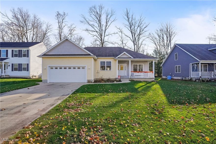 Welcome to 861 Susan Rd, Ravenna, OH 44266! This charming 3-bedroom, 2-bathroom ranch-style home offers 1,691 sqft of single-level living at its finest. Nestled in a peaceful neighborhood on a quiet cul-de-sac, this home features an inviting living room with a cozy fireplace, perfect for creating warm memories. The spacious kitchen opens to a dining area, making it ideal for hosting family gatherings. 

A full basement provides ample storage or the potential to create a personalized recreation space. The attached 2-car garage offers convenience, while the well-maintained yard provides room for outdoor relaxation and activities. 

This home has been meticulously maintained and cared for and will be a great fit for the new homeowner. With its convenient location near local amenities, this move-in-ready home is perfect for those seeking comfort and practicality.