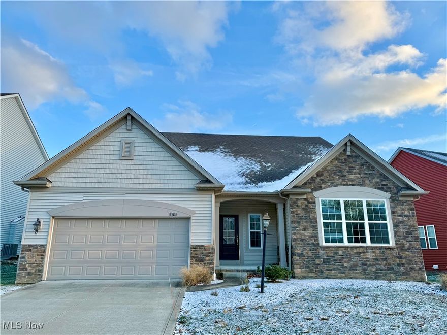 One level living at its finest. Welcome home to this beautifully refreshed 3br 2ba gem perfectly situated on a pond in a closed (no thru-way) development. Desirable location close to schools and shopping. Cuddle by the fireplace, enjoy meals, and wake up to water views. Huge closets, his and hers vanities, wide plank forgiving textured flooring. Open entryway. 
Not to mention a huge unfinished basement begging to be finished. Just a wonderfully designed home waiting for you to make it yours. Schedule your own private appointment today before someone else makes your home theirs.