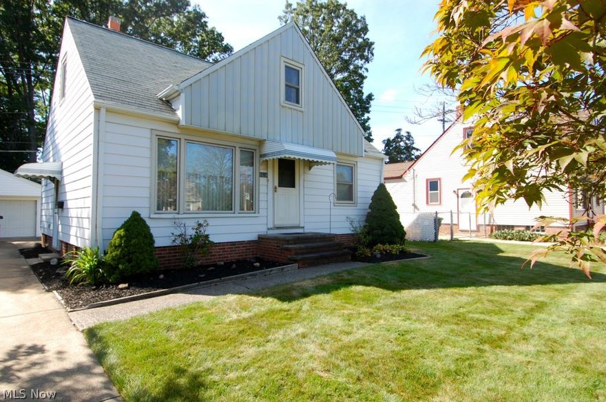 Very well-maintained and clean home on a deep lot. Hardwood floors on first floor. First-floor bedrooms and full bath. Spacious second floor offers a large bedroom space or other potential uses. Replacement windows throughout. Partially finished lower level with glass-block windows. Two-car garage with newer concrete pad. All appliances stay, including freezer in basement. Plenty of storage space. Convenient location on a no-outlet street near downtown, transportation, shopping, restaurants. Call today!