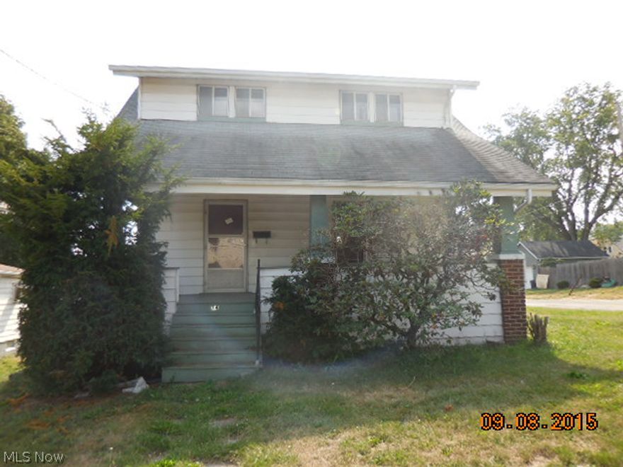 2 bedroom 1 bath colonial in Barberton. Over-sized 2 car detached garage. Great front porch for relaxing on the warm Ohio evenings and a partially fenced rear yard. Selling as is. Proof of funds with all offers. Buyer responsible for any inspections and repairs needed. VA does NOT allow contingencies and escalation clauses. VA Addendum’s are required. Seller does not pay title costs. Please note that the seller is Secretary of Veterans Affairs and Property was built prior to 1978 and lead based paint potentially exists. Prior to seller receipt and approval of the full title package from foreclosure, title to the property will be conveyed by a quit claim deed