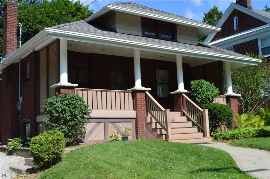 Charming old world style bungalow just waiting for you to make it your own! This home features crown molding, fireplace, built in china cabinet and even has a laundry chute. This home is ready for you to move in and start enjoying afternoons on the porch or relaxing in the private back yard. The basement is dry and ready to be converted into additional living space. Perfect for your first home or if you are looking to downsize and the Stove, Refrigerator, Washer and Dryer are included. Also included is One Year Home warranty. The agent is the seller of the home and very motivated to sell.