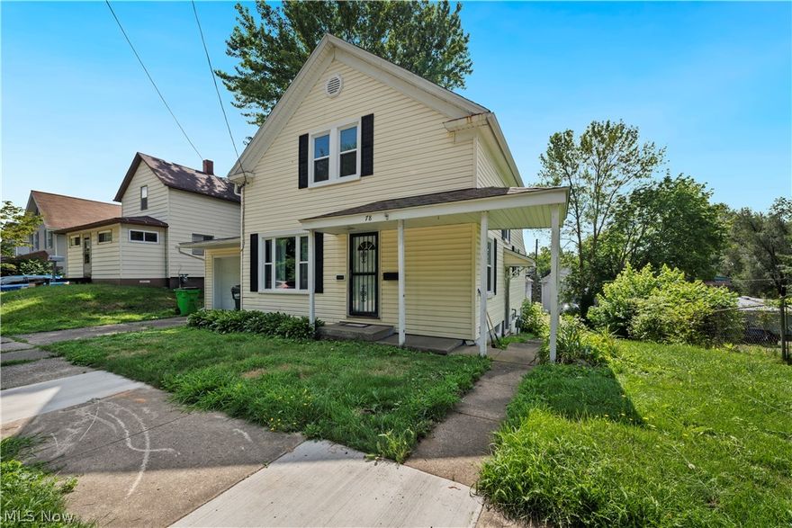 Welcome home to this lovely updated 3-bedroom, 1.5-bath bungalow located in Barberton. Freshly painted and landscaped, this well-maintained home is ready for a new family. It boasts a huge kitchen island, a renovated bathroom, a walkout basement, and new windows still under warranty. This property is perfect as a starter home or for anyone relocating to the area. Additionally, the main water line in front of the house was replaced just last year. The home's location is also a great bonus, being just minutes away from restaurants, grocery stores, and the very popular Lake Ann.
