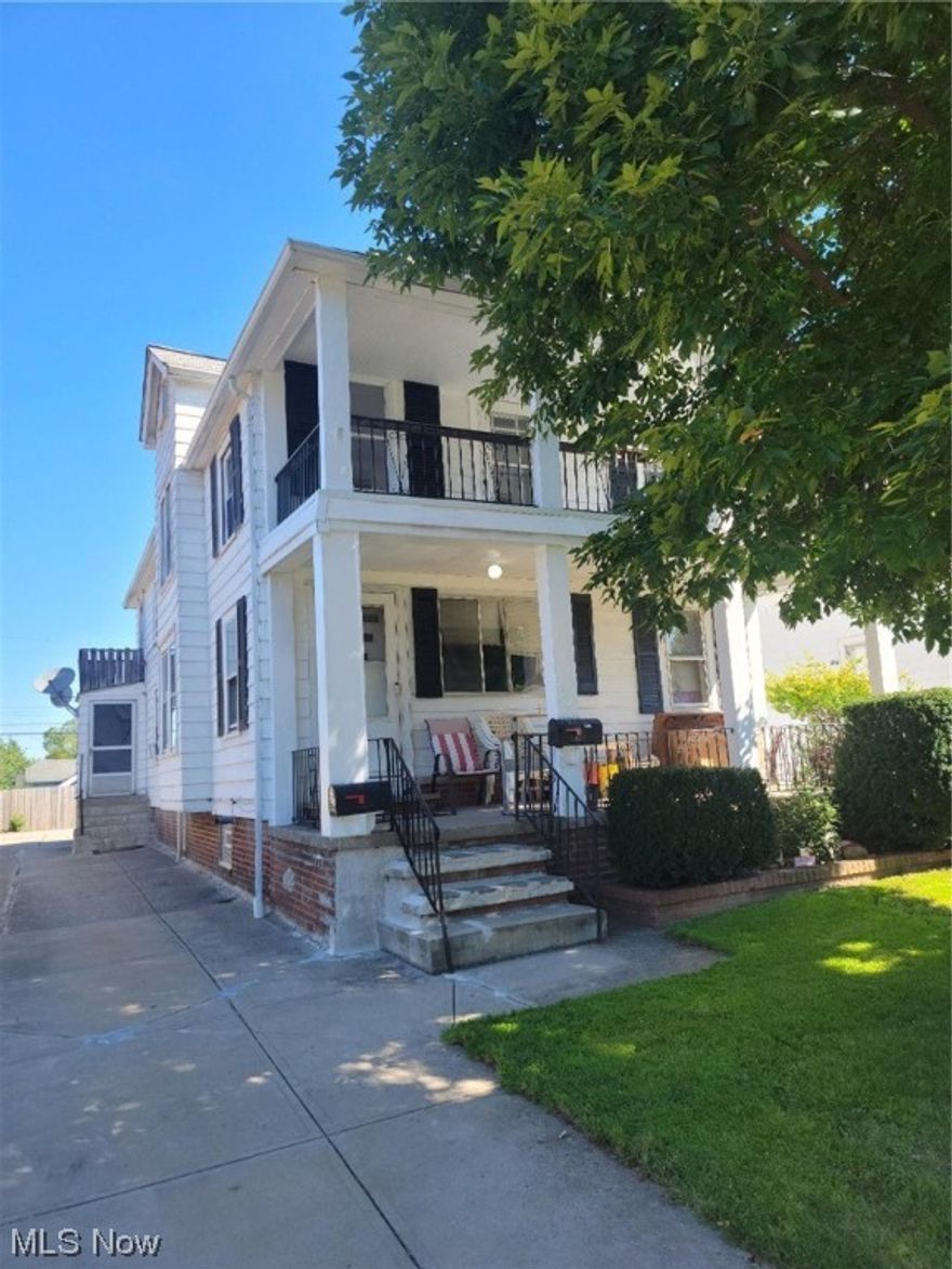 Check out this fantastic opportunity! Two family property in a great neighborhood available now! Great investment! You can buy and rent both units strictly for investment purposes or an owner occupant can live in one unit and rent the other - your tenant can pay much of your monthly mortgage payment! Separate laundry for each unit - upstairs unit has laundry hook ups right in the unit!  Downstairs unit has laundry hook ups in the basement.  Property is functional and all mechanicals are operational. Roof is approximately 10 years old.  Both furnaces replaced at the same time approximately 8 years ago.  One of the hot water tanks replaced about a year ago, the other is approximately 8 years old.  Plenty of off street parking.  Minimal yard maintenance.  Vacant upper unit is move in ready as is.  Make an appointment today to see the possibilities!