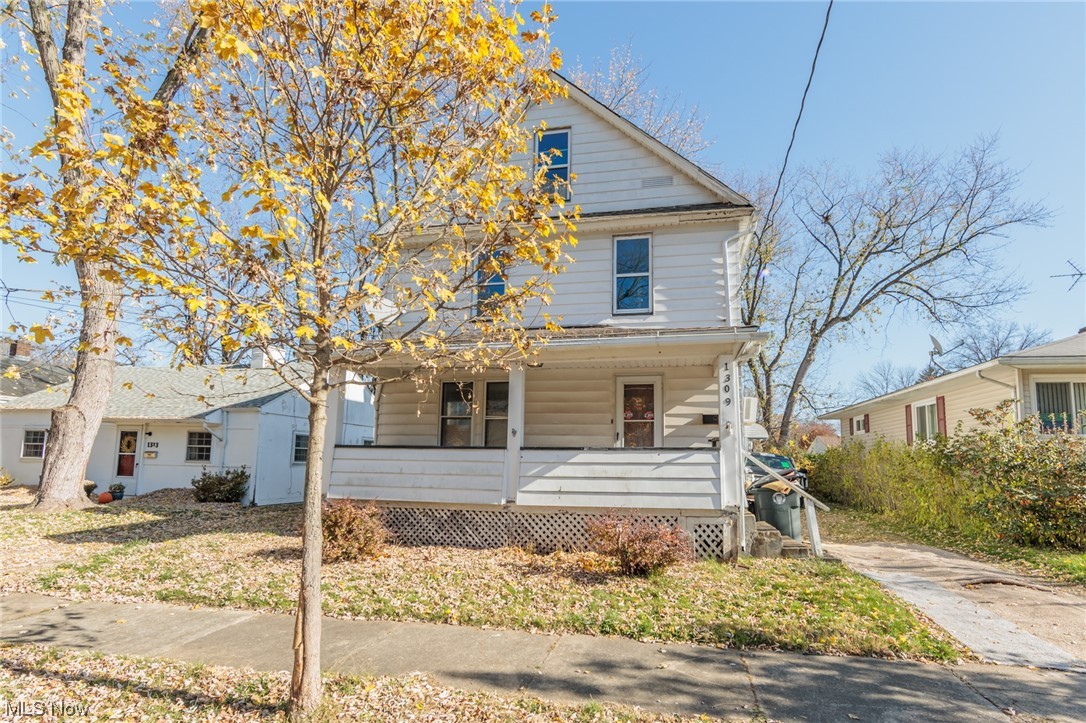 Spacious colonial with some updates that needs some cosmetic updates. Updates include: new roof and furnace in 2016. The hot water tank is a few years old, New upstairs windows, and new vinyl flooring in the kitchen, living room, and dining room. 3 bedrooms on the second floor, a private fenced yard with a deck, and a large porch. The 3rd floor provides 2 separate bonus spaces that could be used as additional bedrooms (for up to 5 bedrooms).