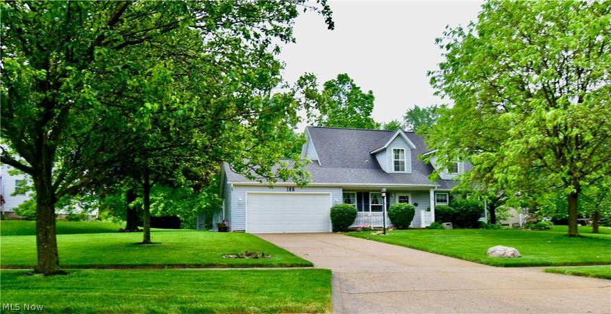 Looking for a first floor master and laundry? We have it! You'll love this cape cod situated on a beautifully landscaped .33 acre lot with gazebo swing! The first floor features a large master bedroom with master bath, guest half bath, formal living room and family room, eat-in kitchen with newer Luxury Vinyl Tile flooring and plantation shutters. Utility/laundry room has a money saving Rinna tankless hot water tank and laundry with gas dryer hookup. There is cable in all living areas and bedrooms. Upstairs you'll find 2 very large bedrooms, double closets in each, a full bath, and spacious over the garage storage space. You'll enjoy spending time on the covered front porch, back patio or gazebo swing! Home offers a shed for additional storage. Come see this one as soon as possible!