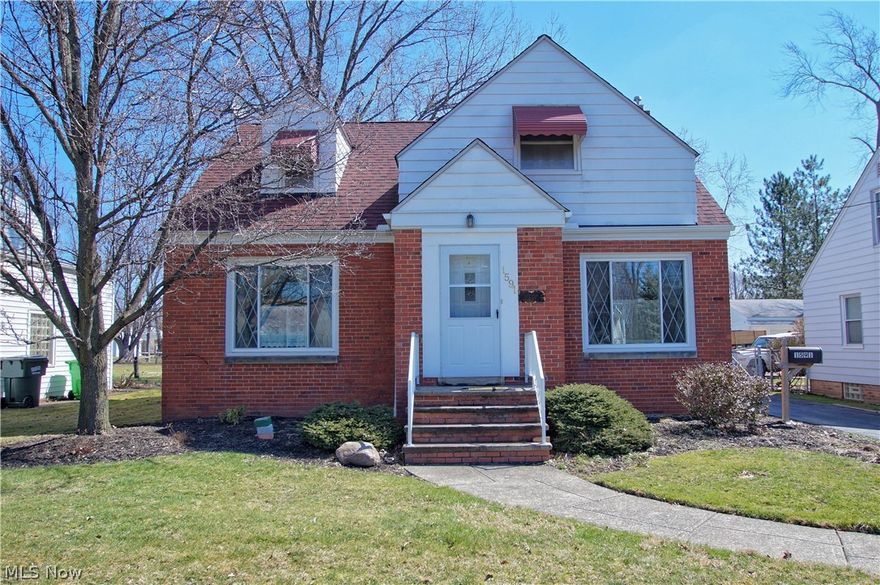 Brick home with nice 2 car garage. Meticulously cared for with newer windows newer  kitchen and   Tastefully done. Entire home is clean updated and neutral . Upstairs bedroom  with half bath and hardwood floors under carpet . Nicely finished and waterproofed basement with added air filtration cleaning system  with waterproofing warranty . So easy to show and sell. Great value .