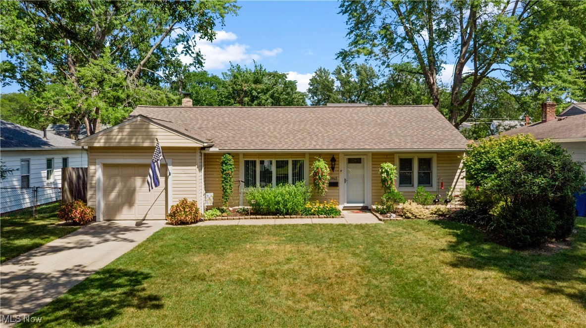 Welcome to 6965 Oakwood Road – a beautifully maintained, move-in ready ranch offering easy, single-level living in the heart of Parma Heights. This thoughtfully updated home features two generous living areas - one featuring a lovely fireplace, two bedrooms, a newly renovated kitchen (2024), and a renovated full bathroom (2020). Step outside to a private backyard retreat complete with an above-ground pool, ideal for summer relaxation and entertaining and as well as extra storage space in a shed. The one-car attached garage features epoxy pebble flooring. Roof was replaced in 2020. With quality upgrades & solid finishes, this home is truly turn-key. Don’t miss your opportunity—schedule your showing today!