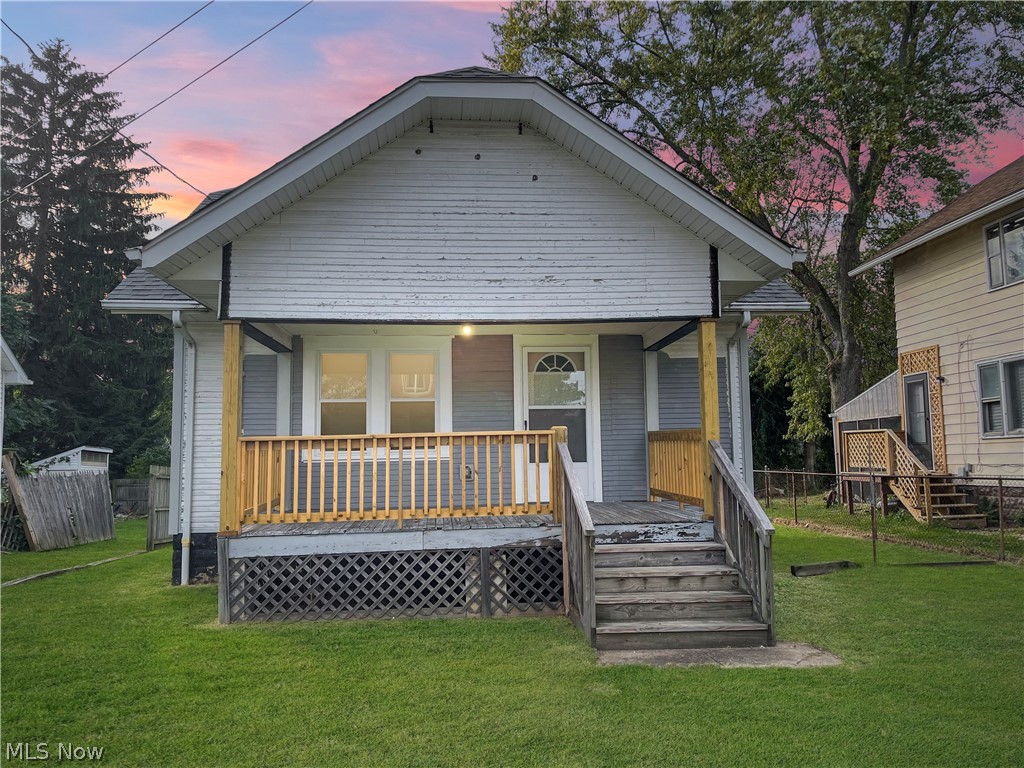 Looking for a blank canvas with great bones? This handyman special is the home you've been waiting for! Get out and enjoy what this great city has to offer because you're just steps away in this lovely cape! Take in all the beauty of the Goodyear Metro Park you will find near the end of the street! You're close to shopping, dining and entertainment with just a short drive to Downtown Akron to catch a Rubber Ducks game at Canal Park. It get's better! This house has had a complete reboot! The bones have been completely redone from the floor joists, furnace, hot water tank, roof (lifetime shingles), new doors throughout, electric, plumbing, bathroom, kitchen cabinets/flooring- You name it! It's just simply waiting for you to add your finishing touches! So pick out your light fixtures, choose some paint and pick out that new, trendy flooring! The yard is ready for your next BBQ! This one will surprise you- Don't let it slip away! Call or text for your private showing today!